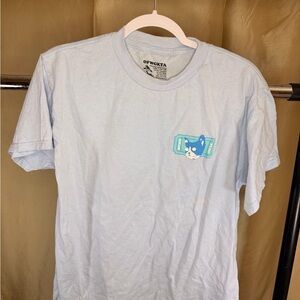 OFWGKTA Light Blue Cat Graphic Men's Tee